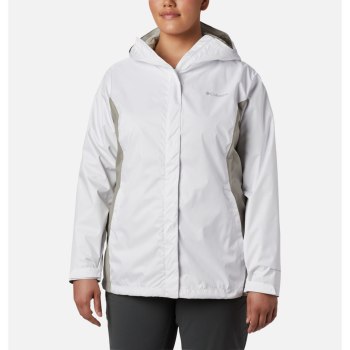 Columbia Ženske Jakne - Arcadia II Plus Size Bijele Sive | TKRV-70159